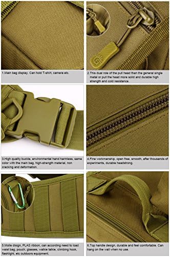 Тактички воен воен воен сад за прашка пакет на градите, ранец ранец торба за рамо