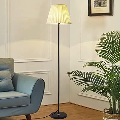 Под ламба со мејцели, индустриска подна ламба со LED сијалица од 12W во 3 бои, 360 ° ротација висока ламба, вклучена/надвор