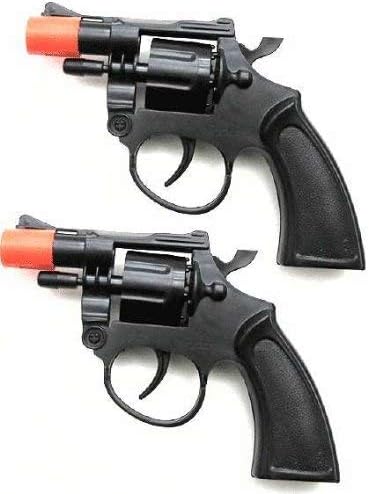 Играчка Капа Пиштол: Во Собата На 2 Полициски Стил 38 Супер Капа 8-Застрелан Револвери