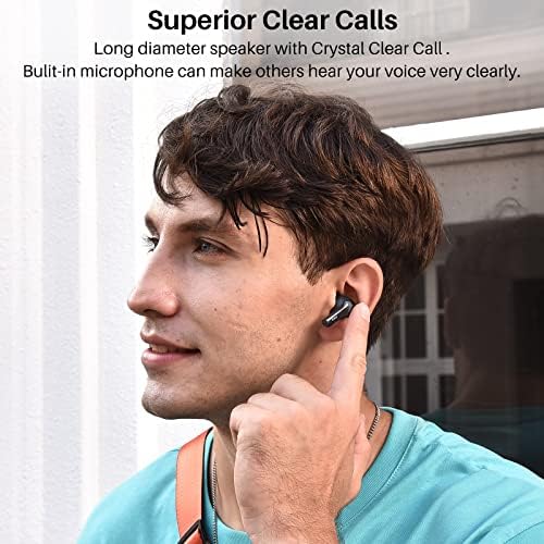Tozo A2 Mini безжични ушни уши Bluetooth 5.3 Во слушалки со мала тежина на уво и звучник Tozo PA1 Bluetooth со 20W стерео звук, долго
