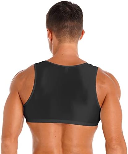 Zdhoor Mens без ракави y назад мускули на половина култура резервоар врвни маици за фитнес спортски спортски градски градски