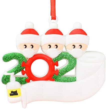 Персонализирано име Божиќно украс за украси, 2020 Survivor Family Christmas Decoration