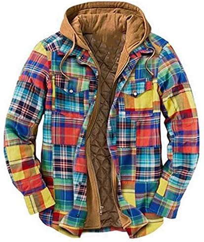 Наречени фланели високи јакни за мажи јакна со јакни со худи за зимска маичка кошула јакна тексас худи јакна мажи големи и