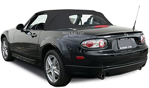 Sierra Auto Tops Convertible Top замена за Mazda Miata MX5 2006-2015, Stayfast Canvas, црно