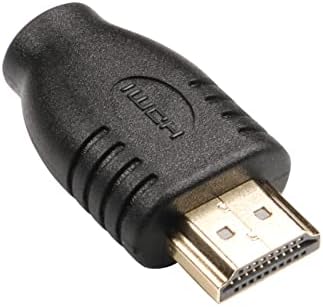 Clavoop HDMI to Micro HDMI адаптер 2-пакет, Micro HDMI женски во HDMI машки злато позлатен конвертор за камера, таблет