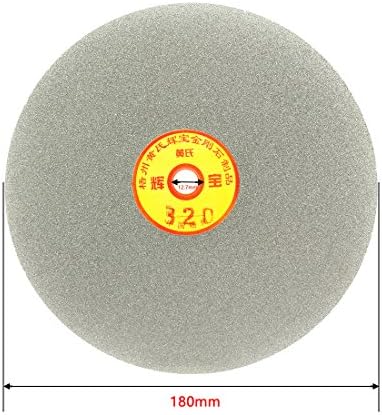 Аексит 180мм 7-инчни абразивни тркала и дискови Грит 320 дијамантски обложени рамни лап-тркала на дискот за мелење на површини