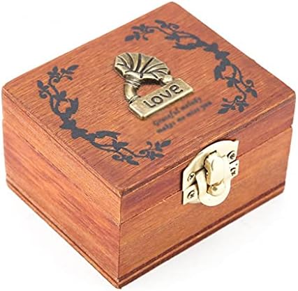 Houkai mini дрвена рака музичка кутија метал ретро механичко моделирање занаети роденденски подарок дома украси
