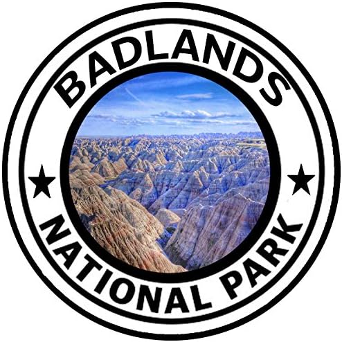 Rogue River Tactical Badlands Национален парк налепница 5 Тркалезни автомобили Автоматски декларации Јужна Дакота