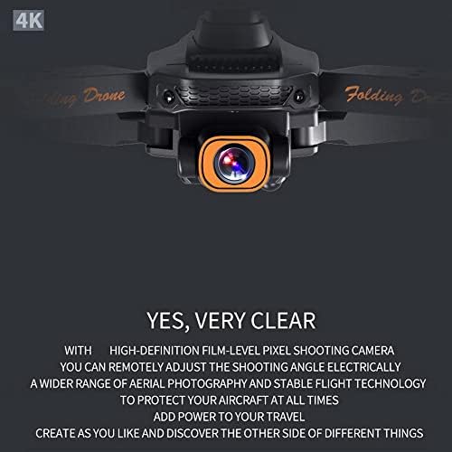 Afeboo 4K HD видео дрон со батерија што може да се надополнува, режим без глава, едно копче за почеток со камера за возрасни, погоден
