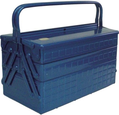 Кутија за алатки Trusco GT-410-B 3-ниво, 16,1 x 8,7 x 13,5 инчи, сина