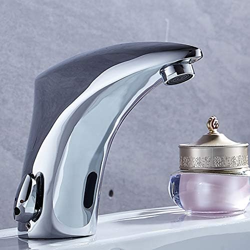 Автоматска тапа за бања Автоматски тапа со топла и ладна допир Сензор за заштеда на индуктивен електричен басен миксер за тапаци