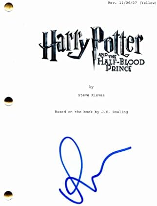 Руперт Гринт го потпишаа автограмот Хари Потер и полу -крв, скриптата за целосен филм - Посебно: Ема Вотсон, Даниел Редклиф, Том Фелтон,