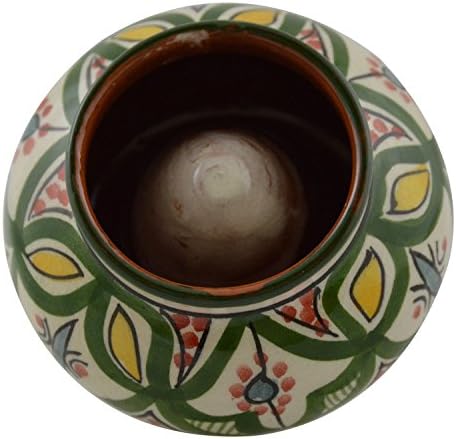 Керамички пепелници рачно изработени марокански чад без чад, керамички живописни бои средно