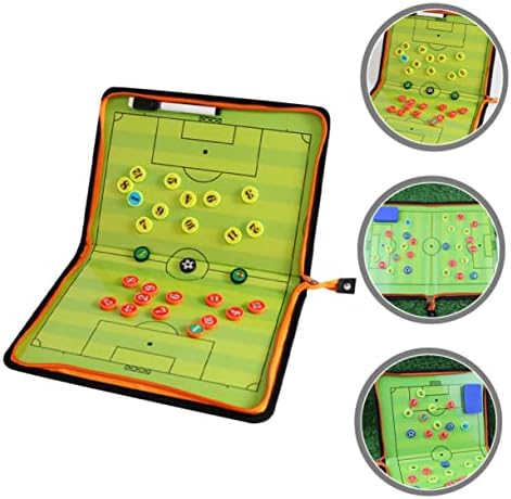 Clispeed 2 сетови Фудбалско планирање за планирање на фудбал за еднократно тактика за обука и фудбал за папки за стратегија, сув