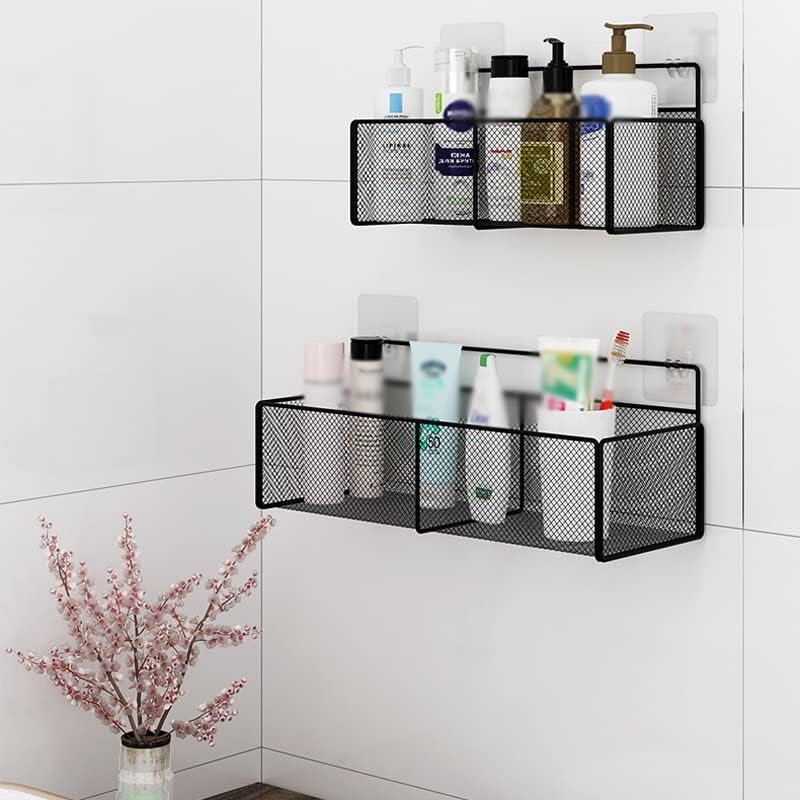 Sawqf Shower Rack Sholf додатоци мат црна бања агол решетката кујна wallидна полица за туширање шампон за складирање на шампон