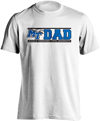 Државен универзитет во Среден Тенеси, Сини Индијана онс, MTSU тато горд родител маица со краток ракав