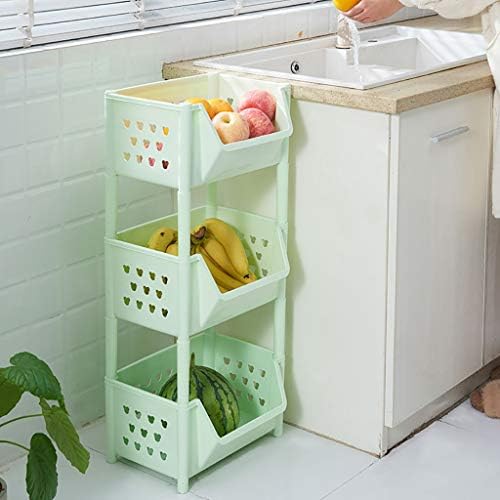 Лизи лавици кујнски полица за завршна обработка на решетката за складирање и зеленчук за складирање на зеленчук од зеленчук 34,6 ×