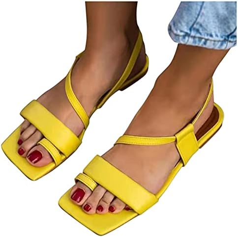 WASHERCE CUTEL слајдови жени модни сандали дами со големина модна лента рамна лето големи тенок женски сандали жени сандали со големина