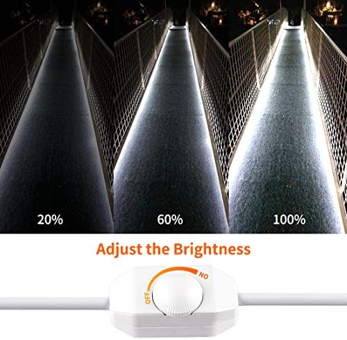 Yqnlifa Dimmable 40ft LED јаже светла, 432 LED диоди IP65 водоотпорен отворен затворен затворен затворен светло за јаже, светлина