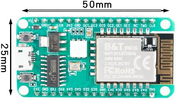EC Купување 3PCS BW16-KIT DUAL-FQUENCY WIFI Development Board Bluetooth 5.0 Безжичен модул RTL8720DN чип со ниска моќност Bluetooth WiFi