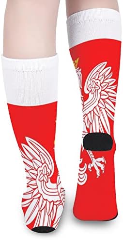 Знаме На ПЛЕВЕЛ Полска Со Бели Спортски Чорапи Од Кралскиот Орел Зимски Термички Топли Дебели Атлетски Чорапи За Мажи Жени