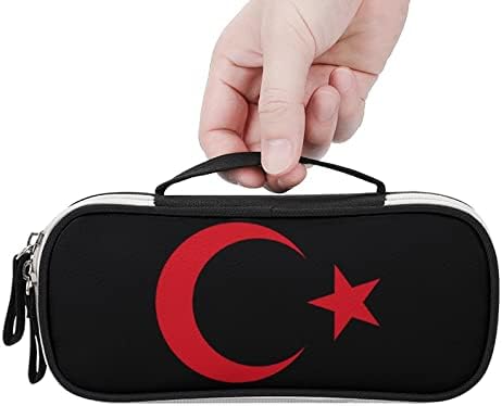 Палто на рацете на Турција ПУ кожена пенкало за молив Организатор Преносна шминка за носење чанти за складирање на куќишта