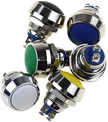 SNKB 12 mm Моментарна метална копче за метално копче во боја, обоени прекинувачи Сферични не'рѓосувачки челик модификација