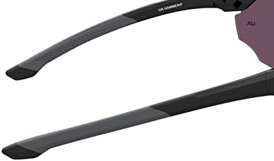 Под оклоп UA Хамер/F мат црна/повеќеслојна виолетова олеофобична 99/1/120 мажи очила за сонце