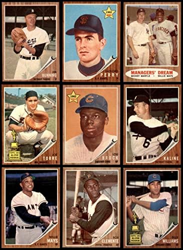 1962 Топс Бејзбол комплетен господар сет - 690 картички Н.М.