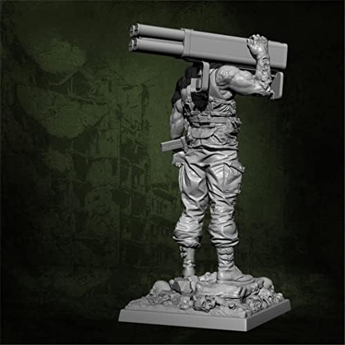 Гудмоел 1/24 научен платеник воин воин смола Комплет за модел на непрекинато и необоени минијатури/CK-3684