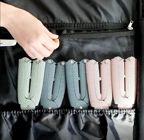 Ханга виси патнички закачалки за облека од костум од костум, облечена во преклопување на преклопување на преносни пластични пластични