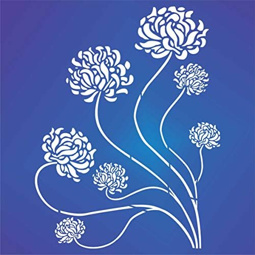 Ориентални Мајки Матрица, 13 х 17 инчи - Азиски Хризантема Кинески Јапонски Флора Цвет Ѕид Матрици За Сликарство Дефиниција