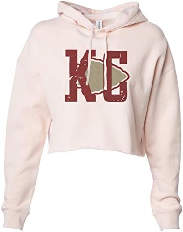 Канзас Сити модна култура на врвот Худи „КЦ“ Малиот Ројалте фудбалски спортови колекција за џемпери за џемпери