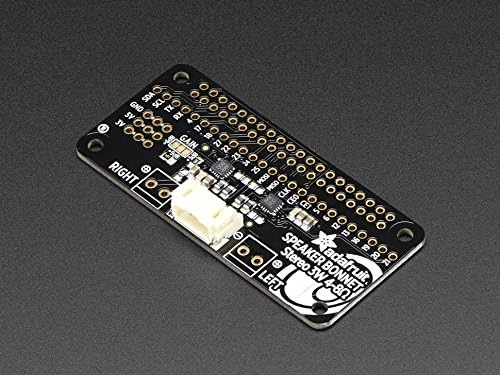 Adafruit (PID 3346 I2S 3W стерео -звучникот на звучникот за Raspberry Pi - Mini комплет