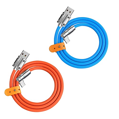 Dashenran 180 ° Ротирачки кабел за брзо полнење, 180 Ротирачки кабел за брзо полнење, 1,8M USB кабел за наплата за брзо полнење,