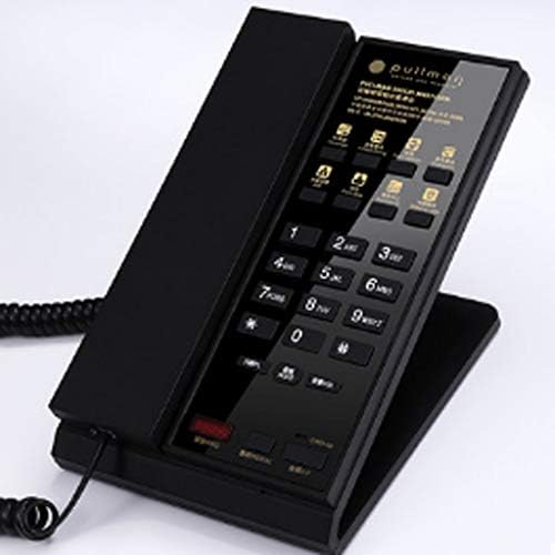 SJYDQ CORDED Телефон - Телефон - Телефон за ретро новинар - телефон за лична карта, телефонски телефонски фиксна телефонска канцеларија