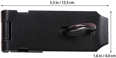 Завртки од не'рѓосувачки челик DoITOOL 1 парчиња од не'рѓосувачки челик HASP заклучување на тешкиот таплок за таблички со врата од вратата од