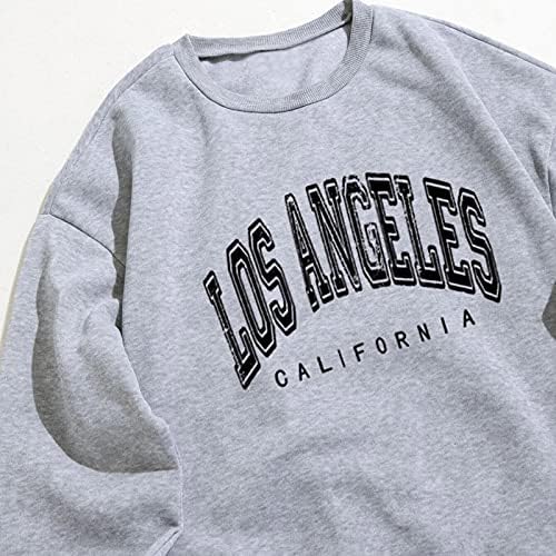 Поттон Лос Анџелес, дуксер за џемпери, земја, џемпери со долги ракави, џемпери за жени, за жени опремени врвови за жени