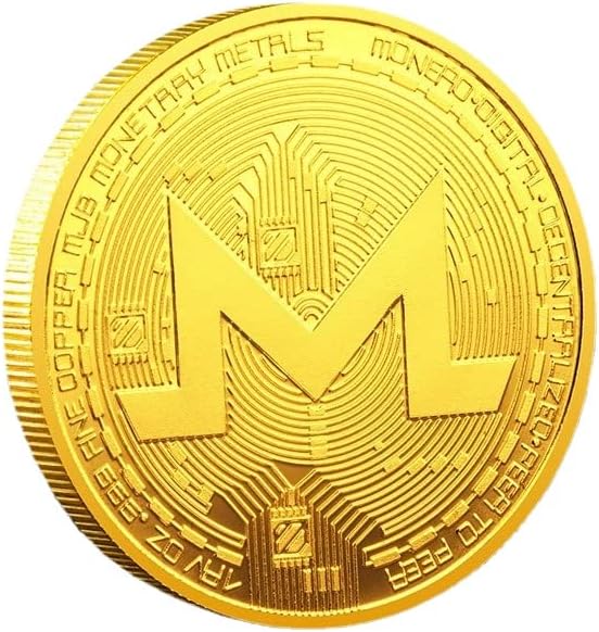 Експлозивна Златна Монета Сребрена Монета Монеро Комеморативна Монета Виртуелна Монета Колекција Комеморативна Монета Домашна Декорација