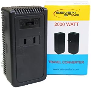 Меѓународен конвертор на напон за патувања во Sevenstar 2000W за производи од 110V САД