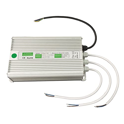 Yuarisx LED возач на електрична енергија AC 110-260V до DC 12V 100W IP67 Водоотпорен конвертор на адаптер за трансформатор за