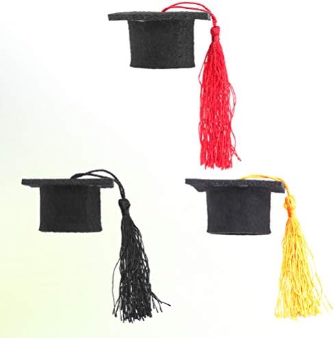ПРЕТИЗУМ Трпезариска Маса Декор Вино Вакуум Пумпа 3 парчиња Дипломирање Шише Топери Мини Капачиња За Дипломирање Со Ресни Дипломирање
