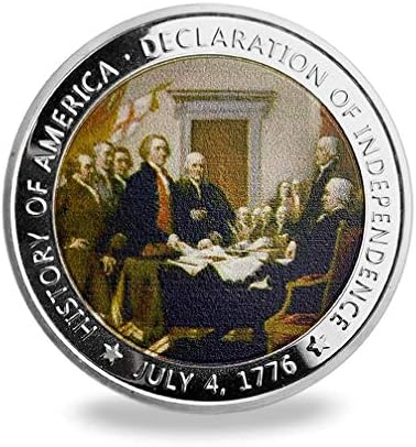 Американски Воен Предизвик Монета Претседателски 1776 Декларација За Независност Комеморативна Монета