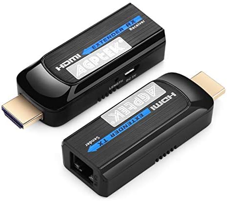 MYPIN 131ft/40m 1080p HDMI Продолжувач Комплет USB Придвижуван ПРЕНОС HD Видео Преку Еден Cat6/7/8 Кабел За Лаптоп, КОМПЈУТЕР, Двд Плеер