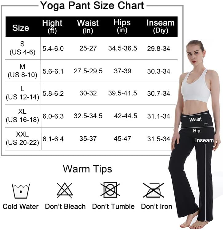 Iwingенски подигање со високи панталони со јога со високи половини, редовни/високи/ситни бутања разгорени тренинзи памучни панталони