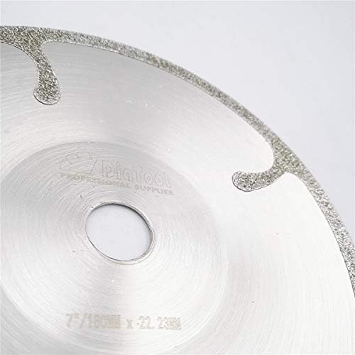Xucus diatooll 2pcs 7 Електроплиран диск за сечење на дијаманти во облик на садови со заштита од 180мм обложена дијамантска пила за гранит
