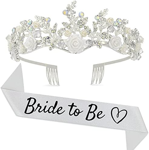 Зипока невеста да биде Саш и Тијара -невестата и лентата за глава на невестата за невестата - подароци за забава за диплома