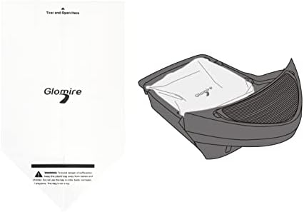 Подлога за фиоки за отпадоци за роботи за легло од Гломир | Jumbo пакет со големина од 75 парчиња 23,5 x 29 | Капацитет 9-11 галони | Лесно