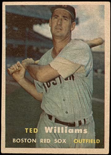 1957 Топпс 1 Тед Вилијамс Бостон Ред Сокс ВГ/Екс Ред Сокс