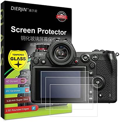 Заштитник на LCD екран со 3 пакети со 3-пакети W/TOP LCD филм компатибилен со Panasonic Lumix DC-S1 DC-S1R DC S1 S1R дигитална камера